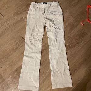 Stripped flare work pants